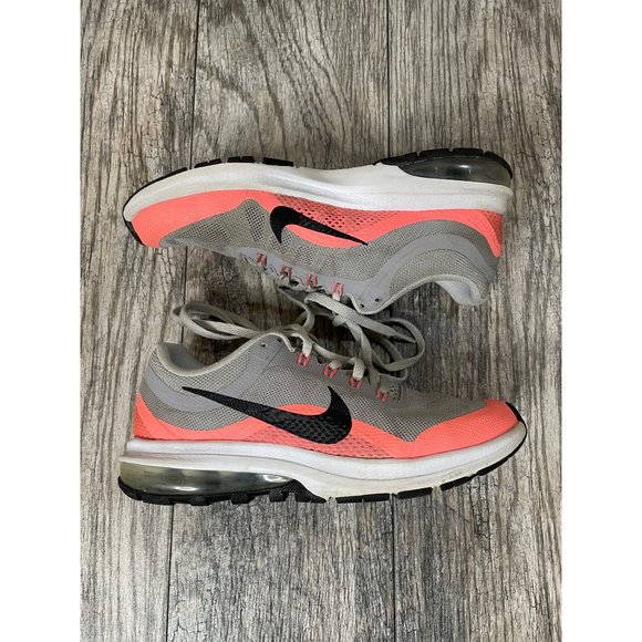 NIKE MAX DYNASTY 2 Running Wolf Big Kids Girls Shoes size 4Y (Women's Size 5.5) - Picture 5 of 13